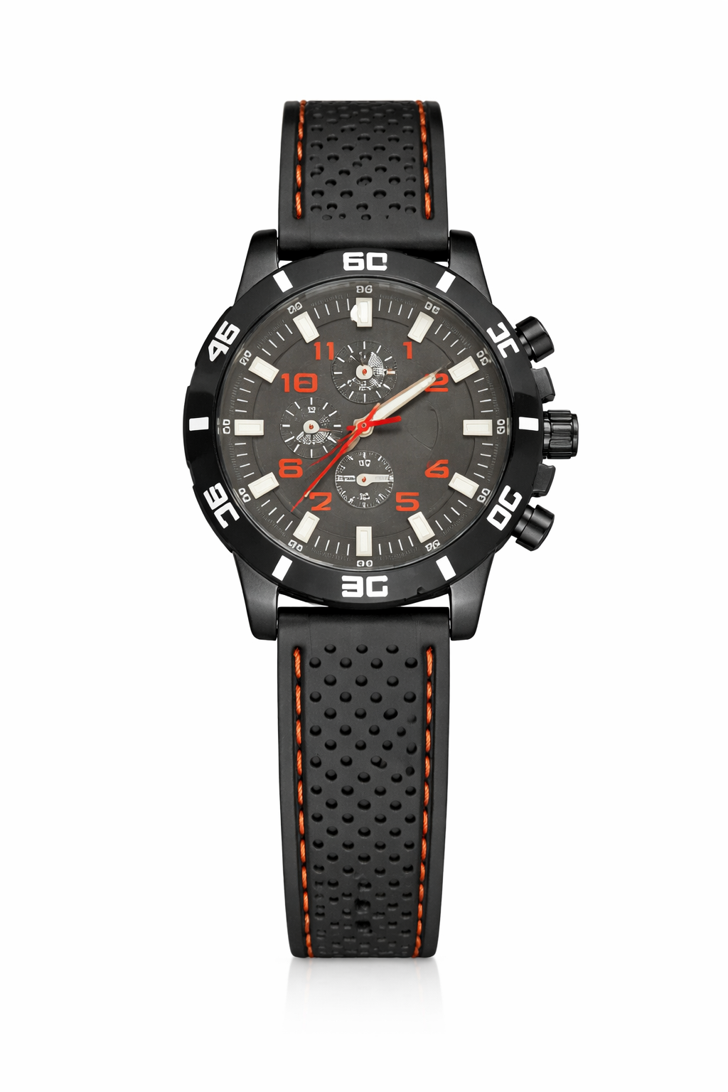 Men’s Sport Chronograph Watch – Silicone Strap Waterproof Style
