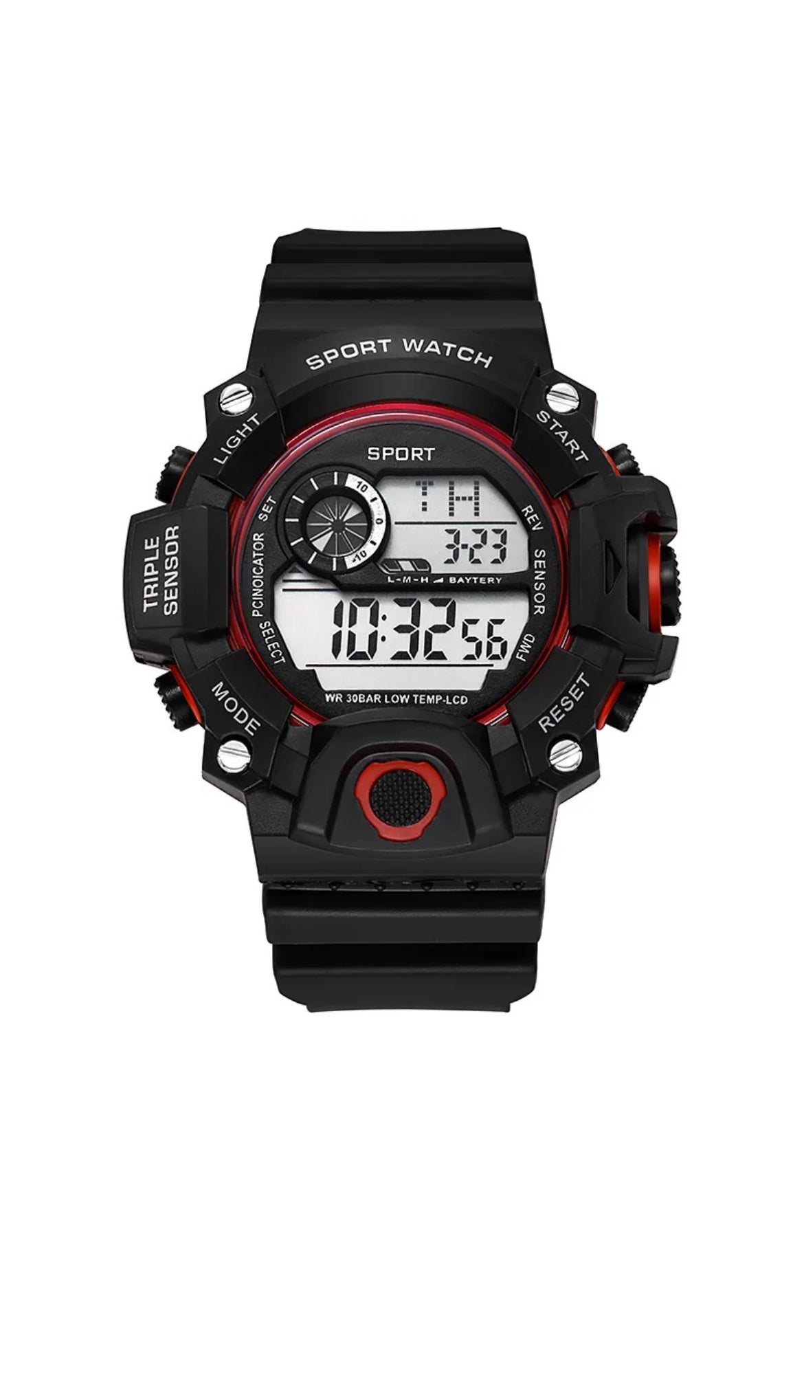 Men’s Sport Chronograph Watch – Waterproof Digital LED Military Style