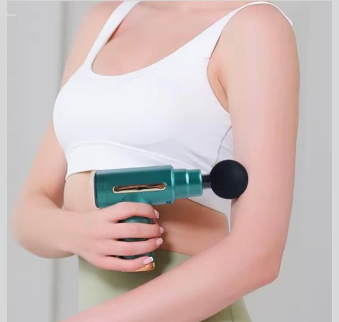 USB Massage Gun for Muscle Relaxation with Vibratory Varilla and 3 Massage Heads for Enhanced Relief and Soothing Therapy Ideal for Muscle Tension Relief