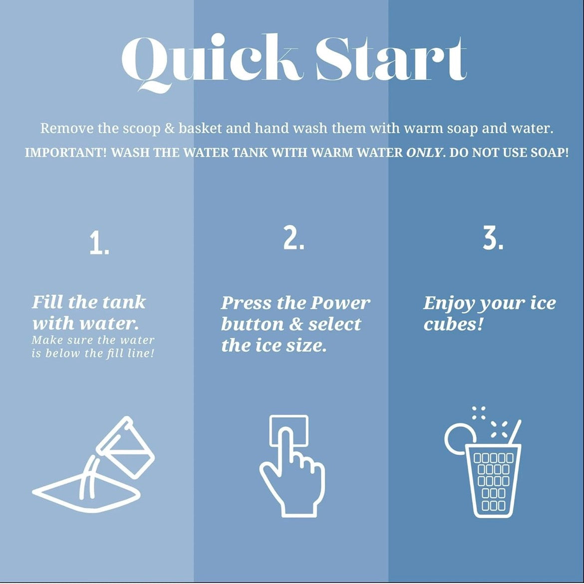 Countertop Ice Maker Machine – 33lbs Ice Per Day – Portable Ice Maker with Basket & Scoop – Fast Ice in 6 Minutes