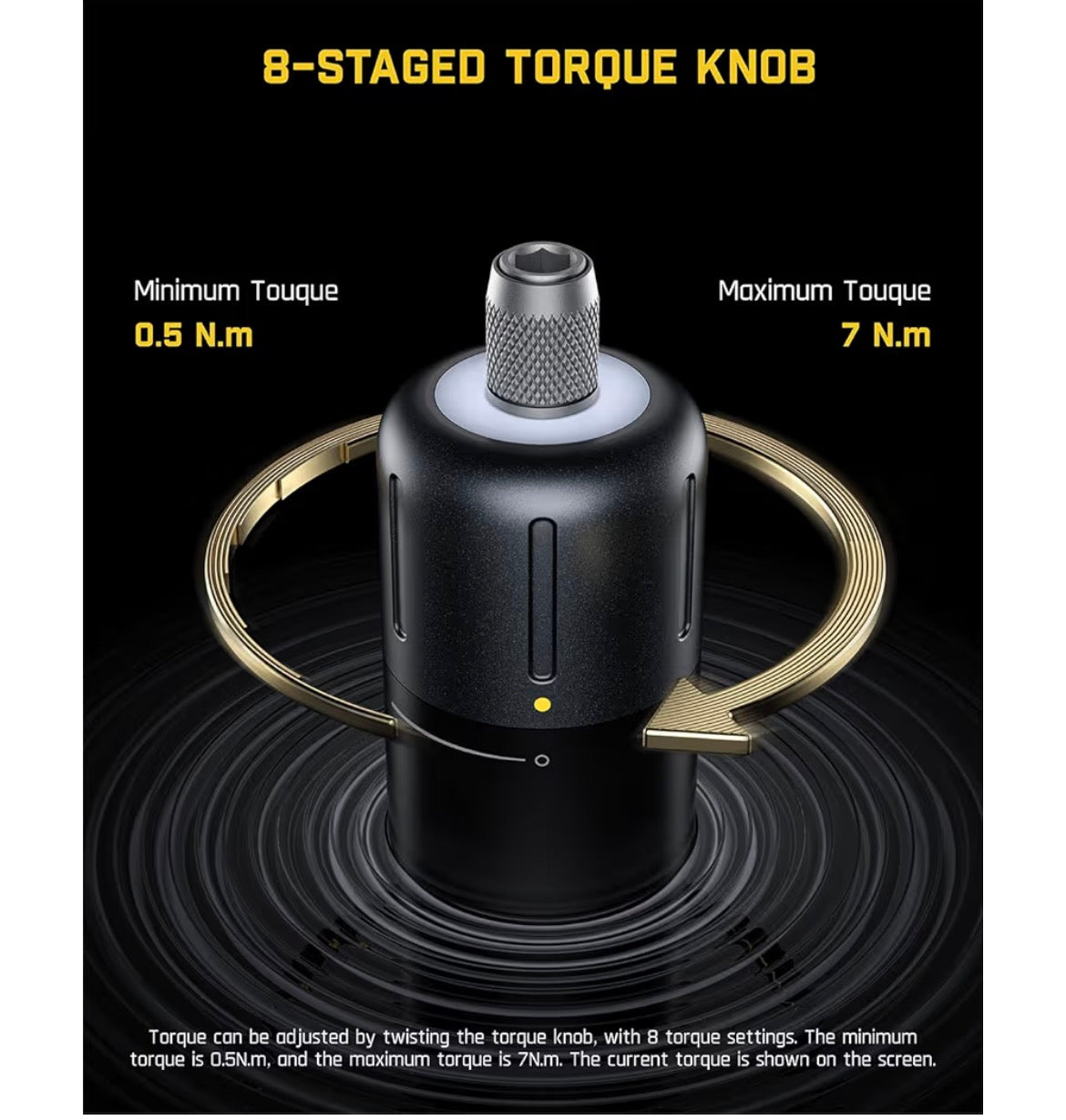 Fanttik S1 APEX Electric Screwdriver, Pivot Handle Screwdriver, Max 7N.m High Torque, 2 Speed Options, 1/4''Hex, Screen Interaction, Tech Tool for DIY Enthusiasts-Deluxe Edition