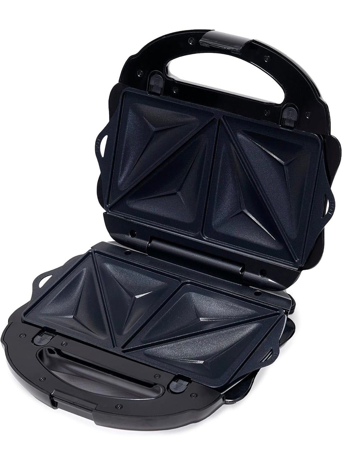 3-in-1 Waffle Maker & Sandwich Maker – Non-Stick Plates – Electric Breakfast Maker with Removable Grill Plates