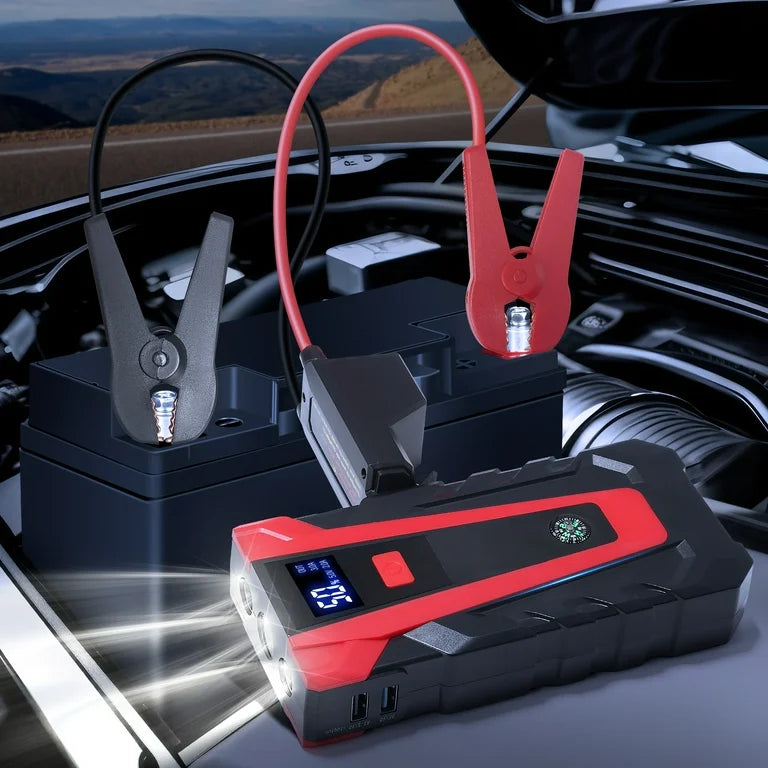 Car Jump Starter 4800A Peak Car Battery Jump Starter 25000mAh Battery Jump Box for Car up to 10.0L Gas or 8.0L Diesel Engine with LED Light