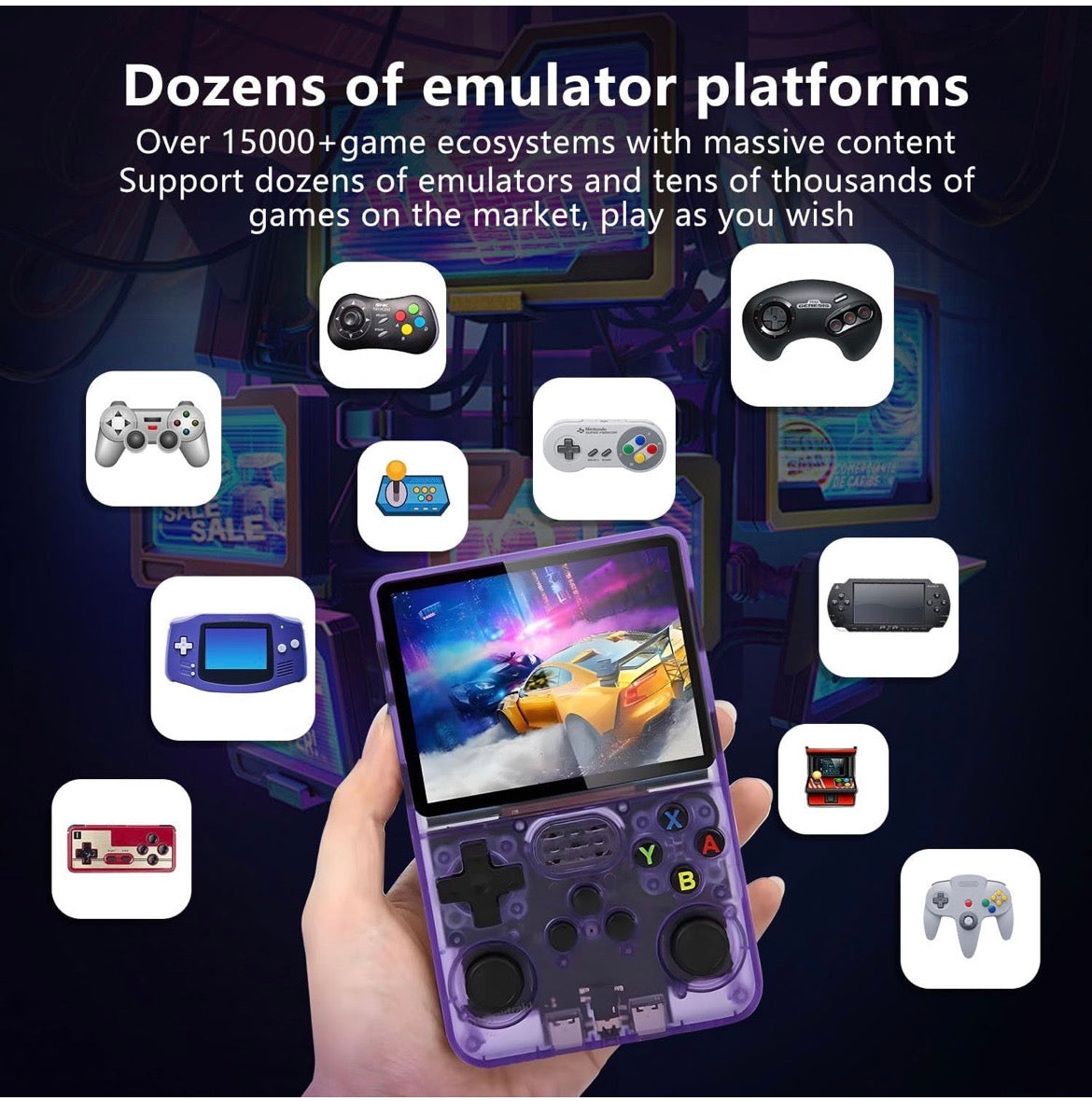 R36S Retro Handheld Game Console – Portable Gaming System