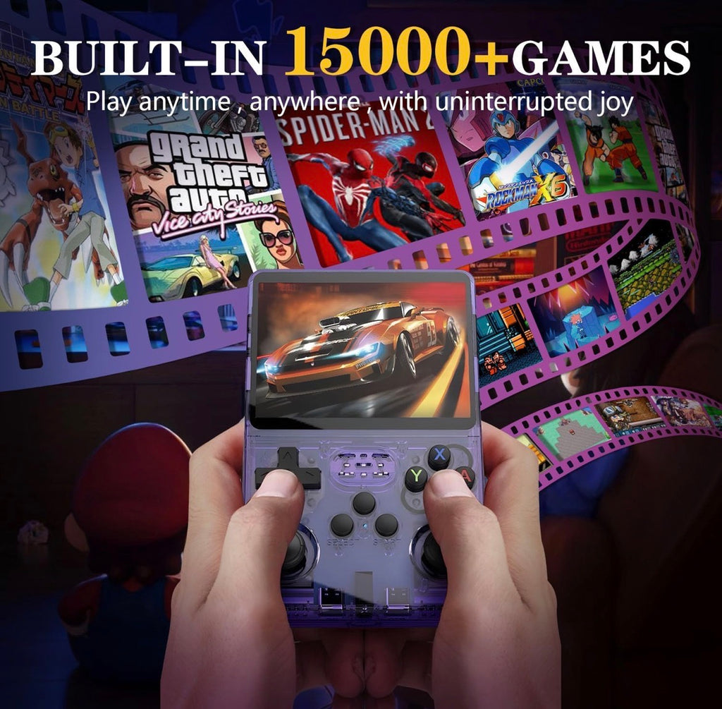 R36S Retro Handheld Game Console – Portable Gaming System